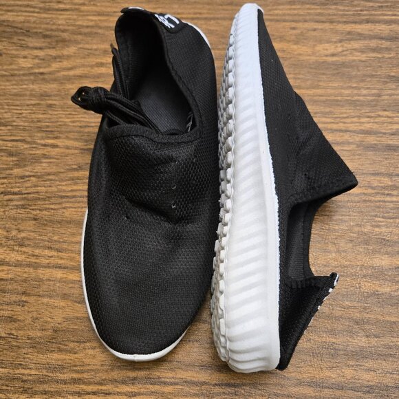 RT SPORT Women's Black w/White Sole Walking Sneakers w/Laces - Size 7.5M - Picture 4 of 15